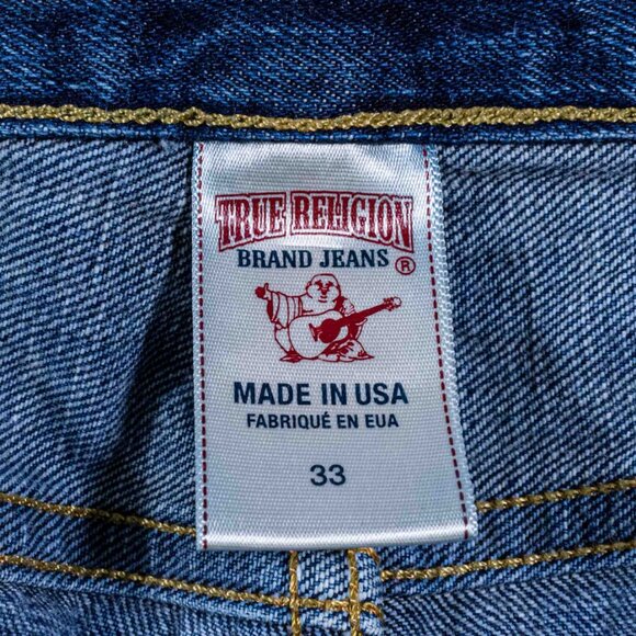 True Religion Limited Edition Selvedge Jeans Made in USA 33 x 32 - Picture 12 of 14